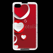 Coque Blackberry Z30 Cœur en porcelaine