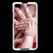 Coque Blackberry Z30 Famille main dans la main