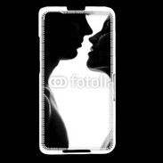 Coque Blackberry Z30 Couple d'amoureux en noir et blanc
