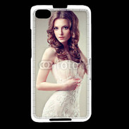 Coque Blackberry Z30 Jolie femme style poupée porcelaine