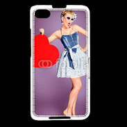 Coque Blackberry Z30 femme glamour coeur style betty boop