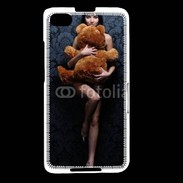 Coque Blackberry Z30 Femme glamour câlin nounours