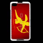 Coque Blackberry Z30 Cupidon sur fond rouge