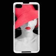 Coque Blackberry Z30 Femme élégante en noire et rouge 10