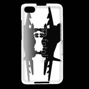 Coque Blackberry Z30 Silhouette avion de chasse