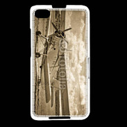 Coque Blackberry Z30 Vieux biplans en noir et blanc