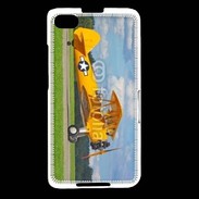 Coque Blackberry Z30 Avio Biplan jaune