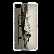 Coque Blackberry Z30 Avion T6 noir et blanc