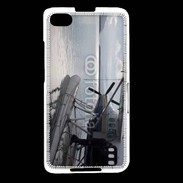 Coque Blackberry Z30 Hydravion noir et blanc