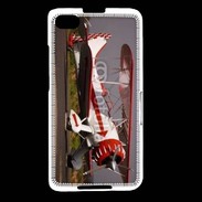 Coque Blackberry Z30 Biplan blanc et rouge