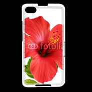 Coque Blackberry Z30 Hibiscus rouge