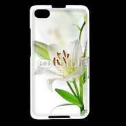 Coque Blackberry Z30 Fleurs de Lys blanc