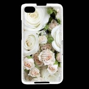 Coque Blackberry Z30 Rose blanche et rose 5