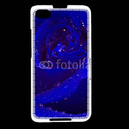 Coque Blackberry Z30 Fleur rose bleue
