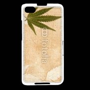 Coque Blackberry Z30 Fond cannabis vintage