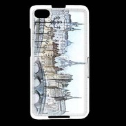 Coque Blackberry Z30 Vintage Paris en dessin 2