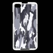 Coque Blackberry Z30 Camouflage gris et blanc