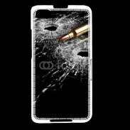 Coque Blackberry Z30 Impacte de balle dans une vitre