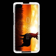 Coque Blackberry Z30 Silhouette d'un cerf 5