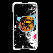 Coque Blackberry Z30 Femme à lunette