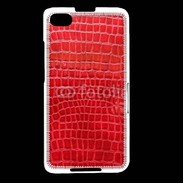 Coque Blackberry Z30 Effet crocodile rouge