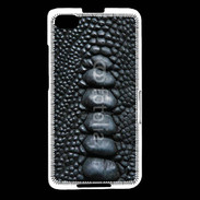 Coque Blackberry Z30 Effet crocodile noir