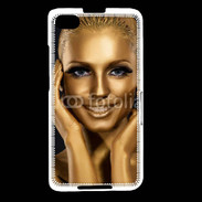 Coque Blackberry Z30 Femme couleur or