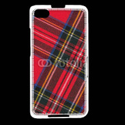 Coque Blackberry Z30 Mode tissus écossais rouge