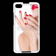 Coque Blackberry Z30 Sexy et glamour bouche rouge à lèvre et vernis à ongles rouges