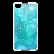 Coque Blackberry Z30 Fond bulles bleus