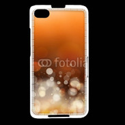 Coque Blackberry Z30 Fond bulles ocres