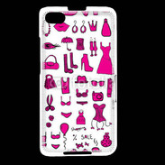 Coque Blackberry Z30 Fond fashion rose