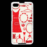 Coque Blackberry Z30 Fond fashion rouge