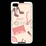 Coque Blackberry Z30 Fond fashion rose 4