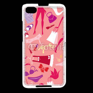 Coque Blackberry Z30 Fond fashion rose 5