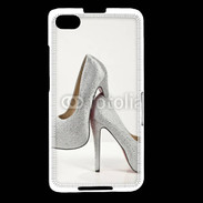 Coque Blackberry Z30 Escarpins strass argent