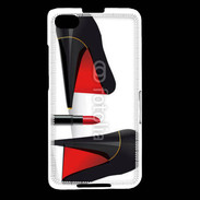 Coque Blackberry Z30 Escarpins et tube de rouge à lèvres