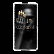 Coque Blackberry Z30 Fashion en noir et or