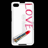 Coque Blackberry Z30 Love avec rouge à lèvres