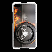 Coque Blackberry Z30 Roue en feu dragster