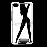 Coque Blackberry Z30 Silhouette sexy avec voiture