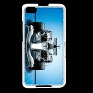 Coque Blackberry Z30 Formule 1 sur fond bleu