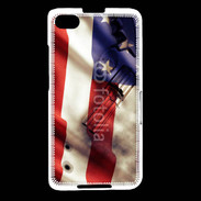 Coque Blackberry Z30 Drapeau USA avec arme