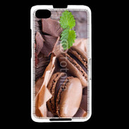 Coque Blackberry Z30 Macaron chocolat 