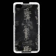 Coque Blackberry Z30 Menu de cocktail en noir et blanc