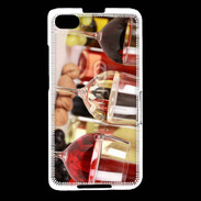 Coque Blackberry Z30 Vin blanc rosé et rouge