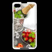 Coque Blackberry Z30 Champagne et fraises
