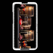 Coque Blackberry Z30 Vin rouge et tonneaux 2