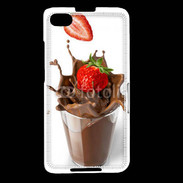 Coque Blackberry Z30 Fraise et chocolat
