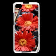 Coque Blackberry Z30 Fleurs Zen rouge 10